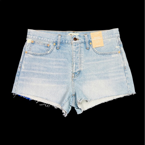Madewell Pants - NWT🤩 |•MADEWELL•| Relaxed Denim Shorts Mid Rise High Rise Roomy Leg Shorts